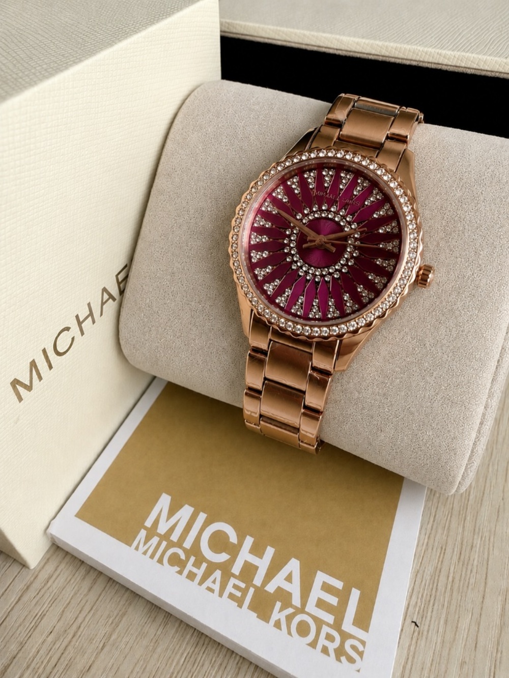 NEW Michael Kors Layton Stone Dial Women's Watch- Mk6893